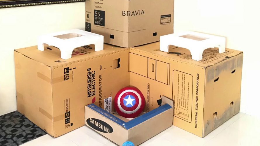 Thu nhỏ cả “thế giới” của bé trong những chiếc bìa carton