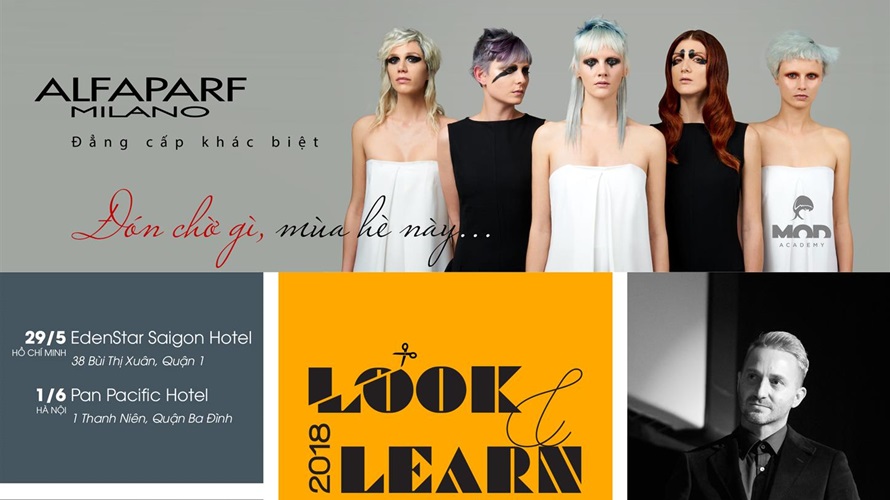 Alfaparf Look & Learn 2018 – khi nghệ thuật thăng hoa từ đỉnh cao tri thức