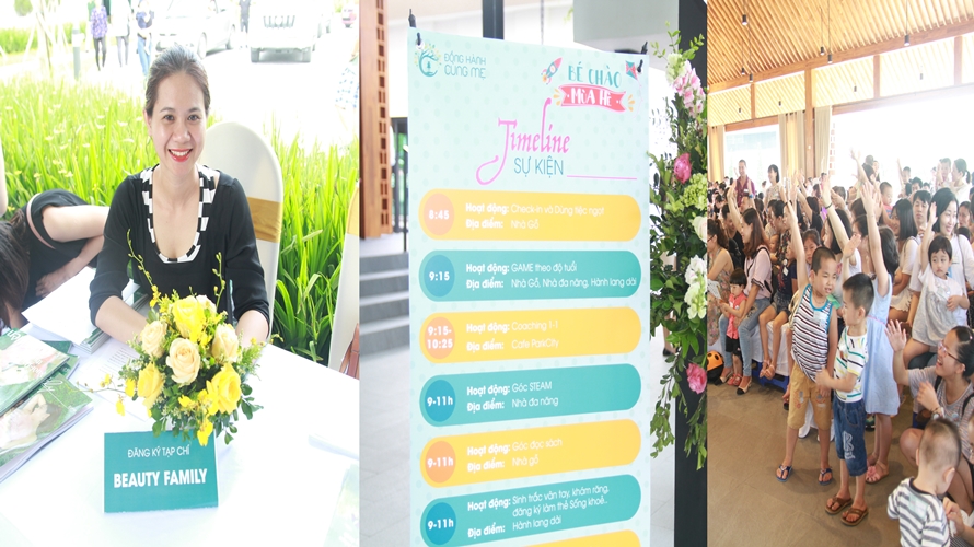 Ngày hội gia đình trẻ “Bé chào mùa hè” tưng bừng tổ chức tại Park City Clubhouse, Hà Nội