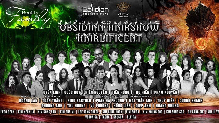 Mydico gây bão làng tóc Việt Nam với Opera Hairshow Obsidian 2018 “Hairlificent”