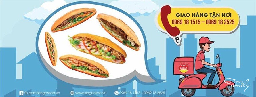 Miễn phí ship với đơn hàng 30k – chỉ có tại bánh mì King Bread