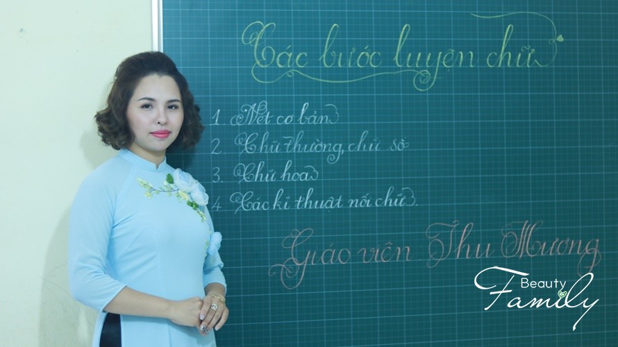 Cô Lan Hương: Rèn nét chữ, dạy nết người