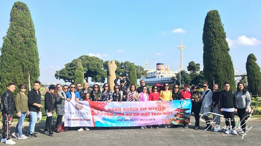 Đẹp vô cùng xứ sở Phù Tang qua shoot hình của đoàn khách VIP Mydico