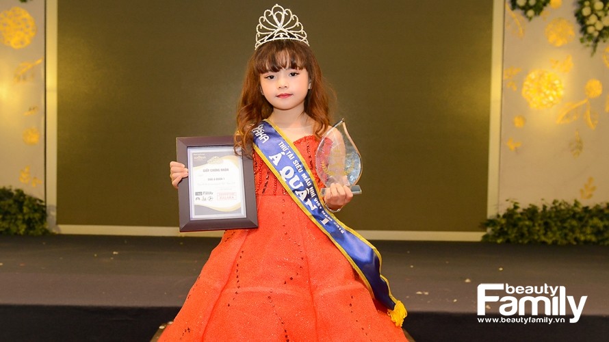 Cô gái Rồng vàng đạt giải Á quân 1 Thử tài siêu mẫu nhí Việt Nam 2018