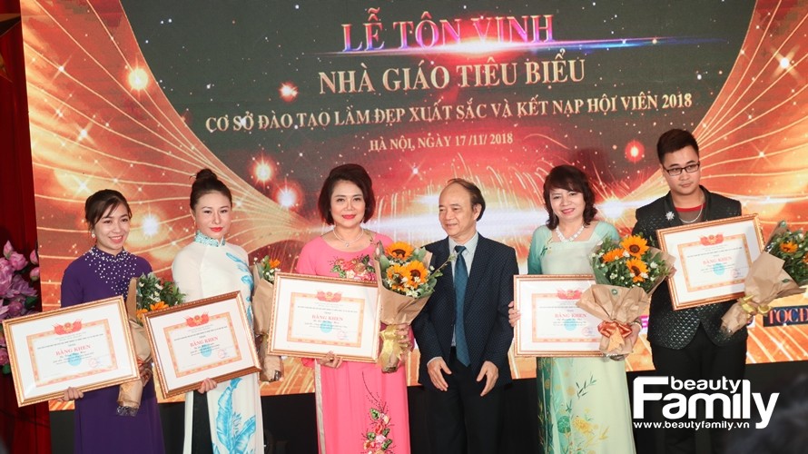 Hội Đào tạo – Phát triển nghề Làm đẹp Việt Nam tôn vinh Nhà giáo tiêu biểu, Cơ sở đào tạo làm đẹp xuất sắc và kết nạp hội viên 2018