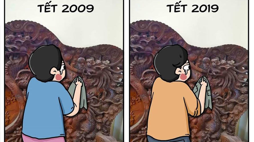 Cái gì đang đến đó? – Tết!