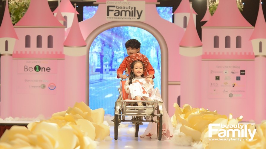 Mẫu nhí Trần Ngọc Gia Hân làm vedette BST áo dài Fatraly