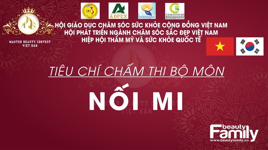 BTC Master Beauty Contest Việt – Hàn công bố tiêu chí chấm thi bộ môn Nối mi