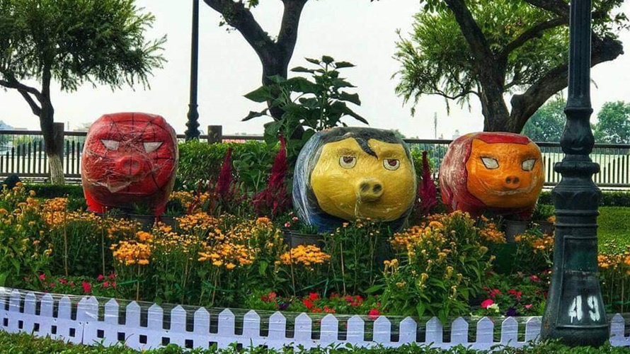 Linh vật heo phiên bản lỗi chỉ nhìn qua đã cười lăn cười bò