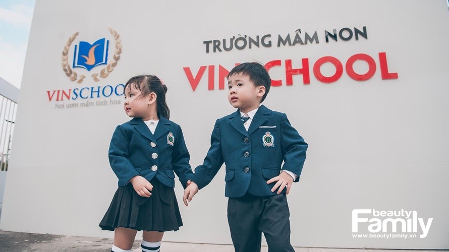 Ngẩn ngơ trước nụ cười như nắng xuân của hai mẫu nhí siêu cute Lê Hồng Quân và Cherry Thuý An