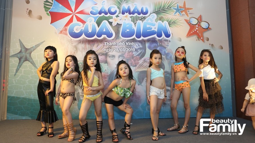 Dàn mẫu nhí “đại náo” Hairshow Sắc màu của biển