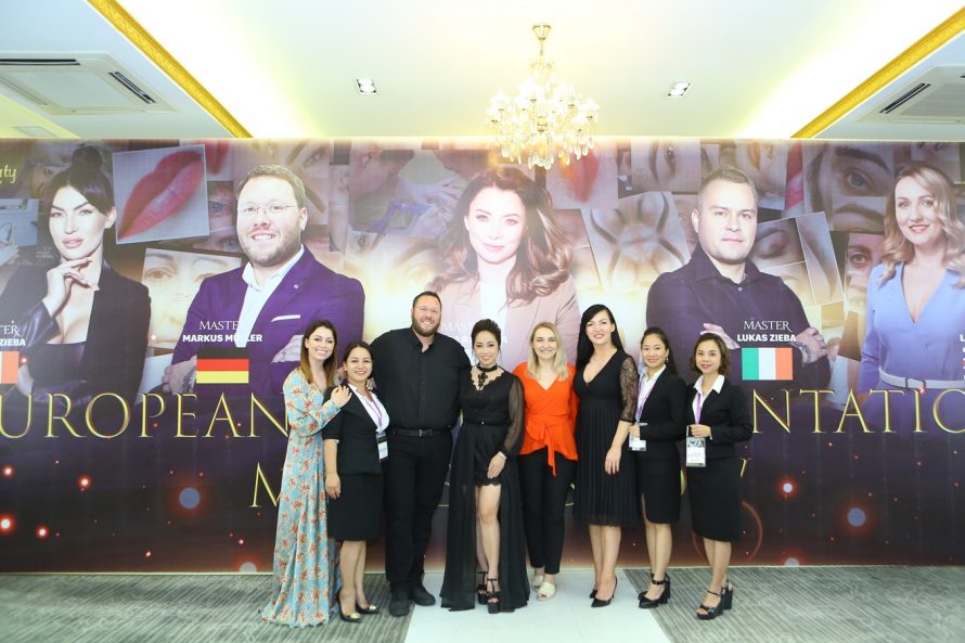 Khởi động chuỗi Workshop “Đỉnh cao công nghệ phun thêu thẩm mỹ- căng bóng Châu Âu” tại Hà Nội