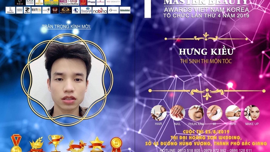 Giải thưởng Bàn tay vàng ngành tóc suất sắc gọi tên nhà tạo mẫu tóc Hưng Kiều