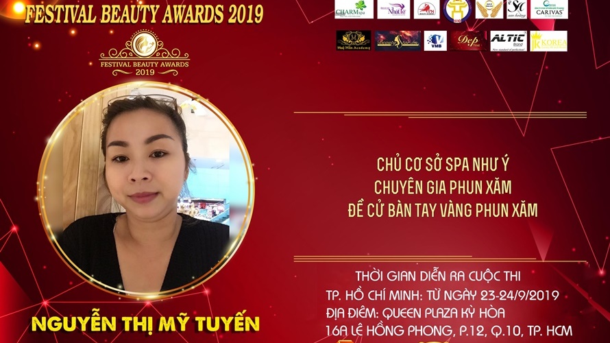 Nguyễn Thị Mỹ Tuyên- hạng mục Vinh danh Bàn tay vàng Phun xăm thẩm mỹ: “Chiến thắng bản thân mình chính là chiến thắng có ý nghĩa lớn nhất đối với tôi”
