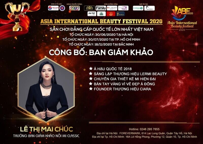 Master Mai Chúc Lê- Trưởng ban giám khảo bộ môn Nối mi Classic: ““Thành công là dám nghĩ, dám làm.”