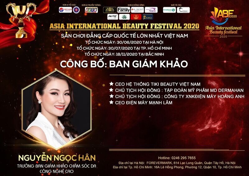 Master Ngọc Hân – Trưởng ban giám khảo Chăm sóc da công nghệ cao: “Hạnh phúc là khi bạn đam mê và dám theo đuổi đam mê đó.”