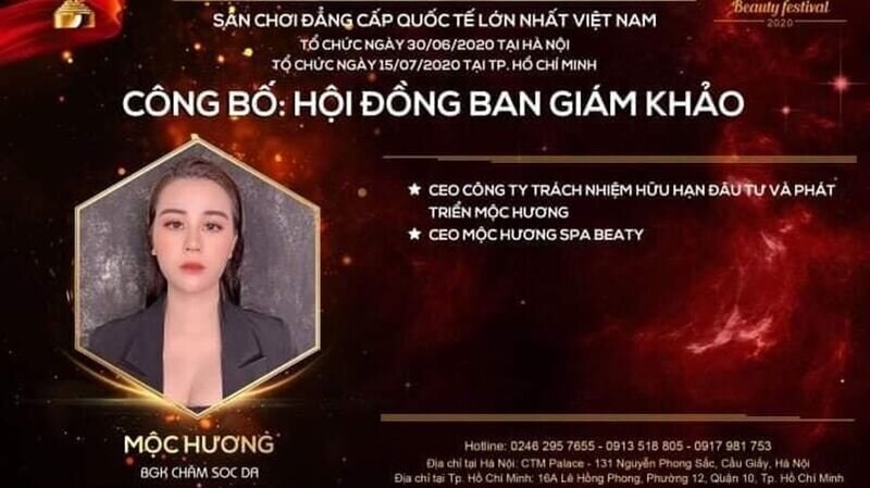 Master Mộc Hương – giám khảo bộ môn Chăm sóc Da: “Tôi tin rằng, đam mê và sự nỗ lực sẽ giúp các bạn thành công để tiến xa hơn.”
