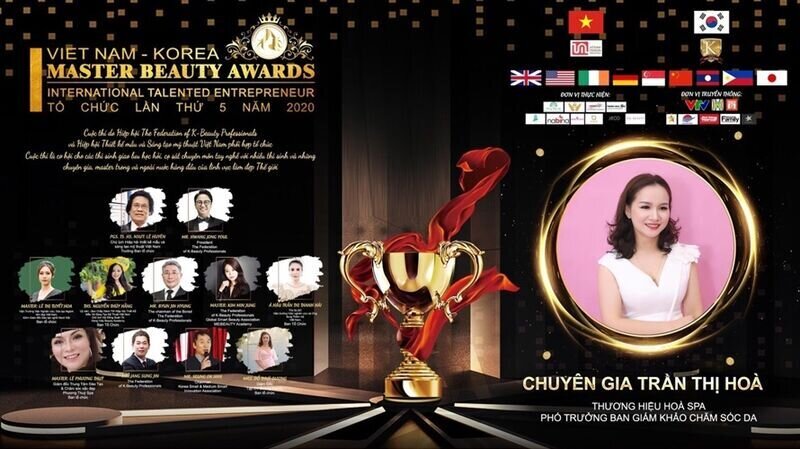 Master Trần Thị Hòa – Phó trưởng ban giám khảo bộ môn Chăm sóc Da: “Tôi hi vọng qua cuộc thi, các nhân tài sẽ được phát hiện, đưa ngành làm đẹp ngày càng phát triển.”