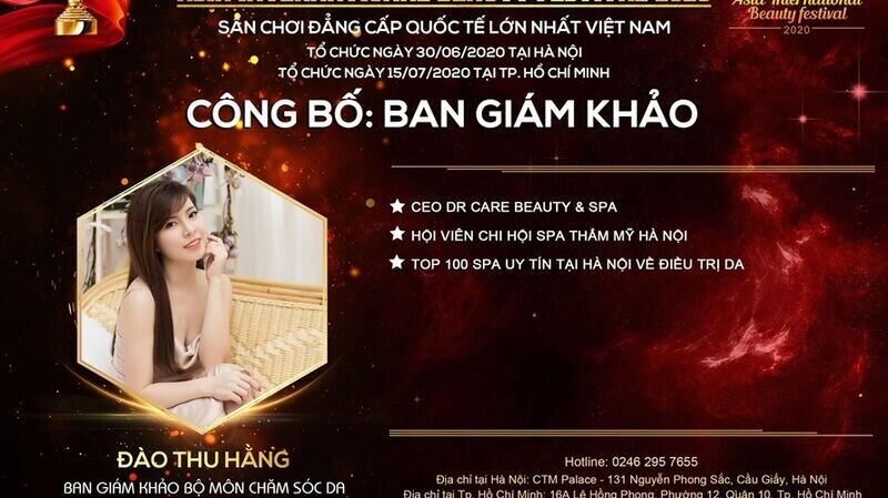 Master Đào Thu Hằng – Giám khảo bộ môn chăm sóc da: người phụ nữ tin tin, nhiệt huyết và tài năng
