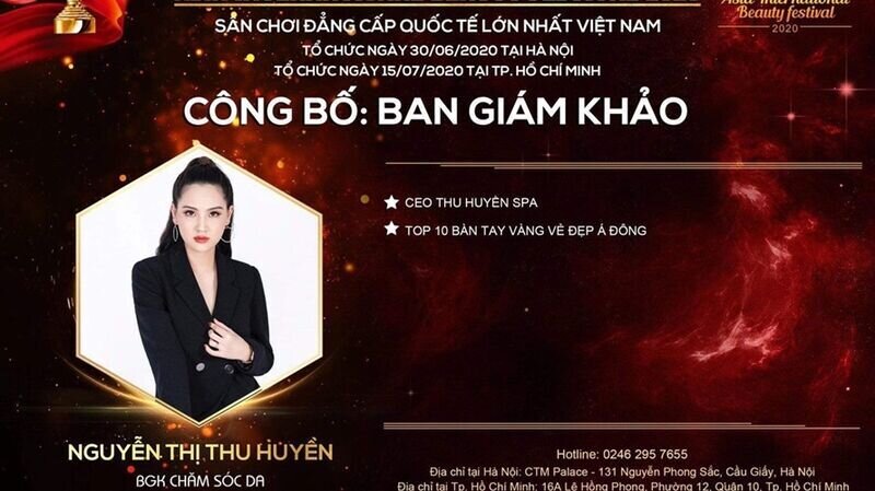 Master Nguyễn Thị Thu Huyền – giám khảo bộ môn Chăm sóc da: “Tôi nghĩ rằng sự thành công trong nghề làm đẹp chính là nụ cười, sự hài lòng của khách hàng.”