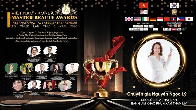 Master Nguyễn Thị Ngọc Lý – Giám khảo bộ môn Phun xăm thẩm mỹ: “Sân chơi Master Beauty Awards 2020 chính là ngày hội của ngành làm đẹp Việt.”
