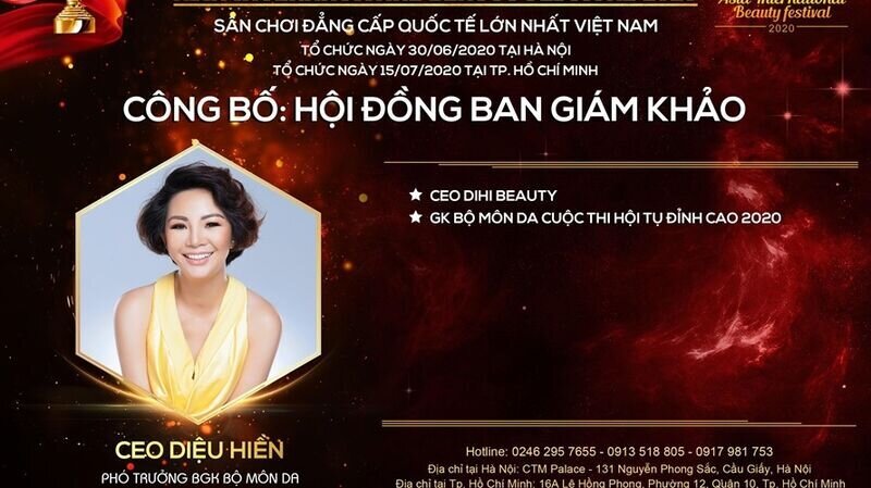 Master Diệu Hiền – Phó trưởng ban giám khảo Bộ môn chăm sóc Da: “Một sân chơi lớn và uy tín luôn cần có đội ngũ Ban giám khảo công bằng, công tâm.”