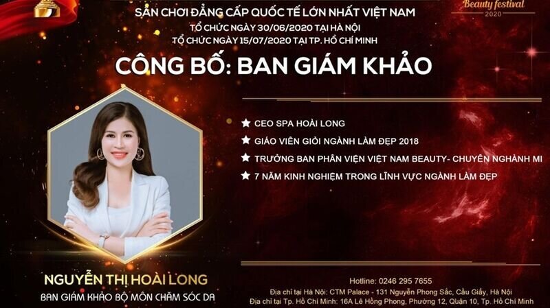 Master Nguyễn Thị Hoài Long – giám khảo bộ môn Chăm sóc Da: “Tôi ở đây để sẵn sàng tiếp thêm ngọn lửa đam mê cho các thí sinh”