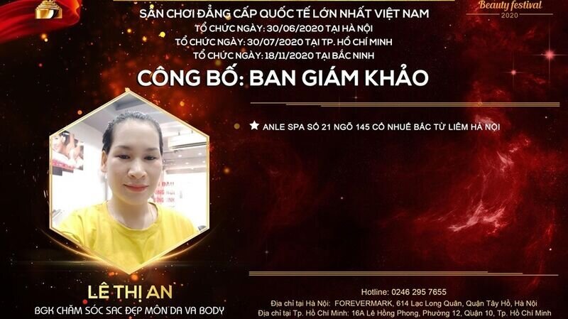 Master An Lê – giám khảo Chăm sóc sắc đẹp bộ môn Da và Body chia sẻ gì sau khi với thí sinh trước thềm Chung kết?