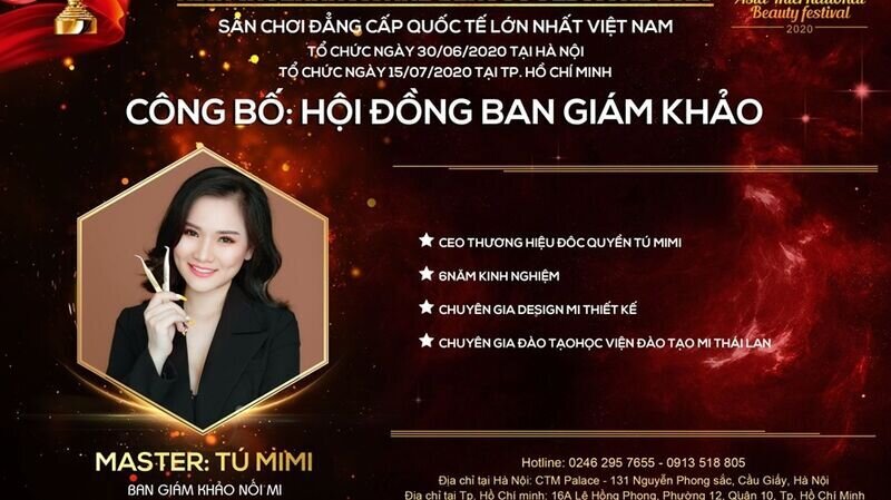 Master Tú Mimi- Giám khảo bộ môn Nối mi: “Chiến thắng chính bản thân mình là chiến thắng vẻ vang và xứng đáng nhất dành cho các thí sinh.”