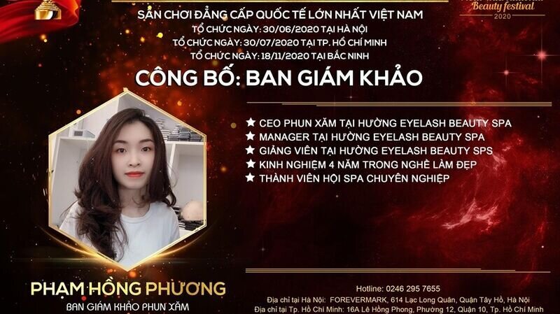Master Phạm Hồng Phương – giám khảo bộ môn Phun xăm: “Cuộc thi chắc chắn sẽ thành công bởi sự làm việc chuyên nghiệp và nhiệt thành từ đội ngũ Ban giám khảo.”