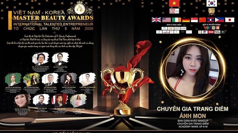 Master Ánh Mon- Giám khảo bộ môn Makeup: “Tôi hi vọng các thí sinh sẽ tự tin, cống hiến và sáng tạo bằng tất cả tâm huyết với nghề.”