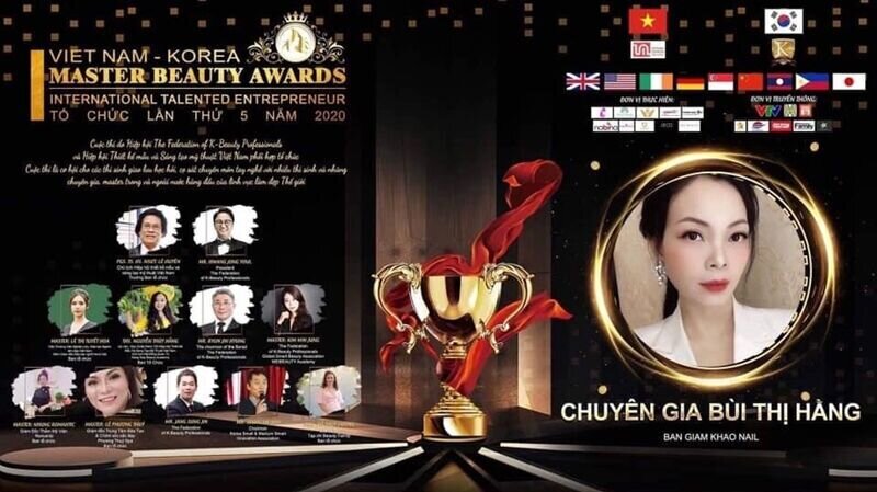 Master Bùi Thanh Hằng – Giám khảo bộ môn Nail: “Tôi hạnh phúc vì là một phần nhỏ trong đại gia đình Master Beauty Awards 2020.”