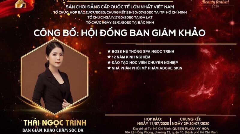 Master Thái Ngọc Trinh – giám khảo bộ môn Chăm sóc da: người phụ nữ độc lập, tự tin và tài năng