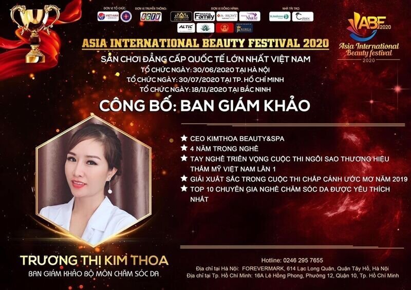 Master Trương Thị Kim Thoa- giám khảo bộ môn Chăm sóc da: “Các giám khảo sẽ làm việc hết mình để tìm ra những thí sinh xuất sắc nhất”