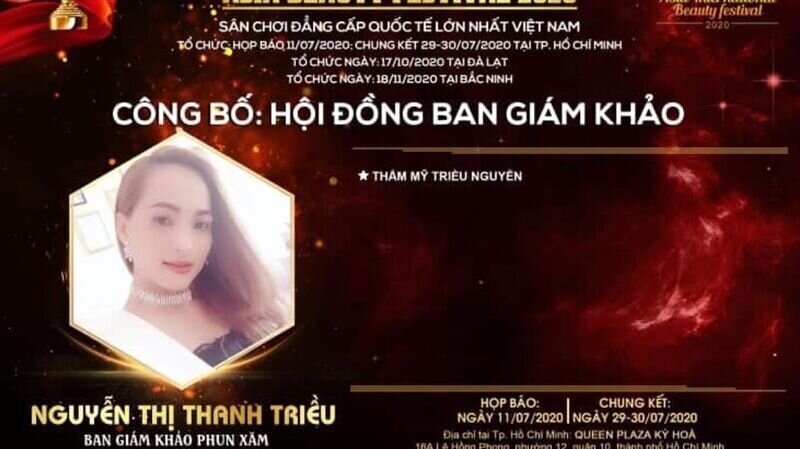 Master Nguyễn Thị Thanh Triều – giám khảo bộ môn Phun xăm thẩm mỹ: “Hạt giống tốt hãy gieo mình vào mảnh đất màu mỡ”