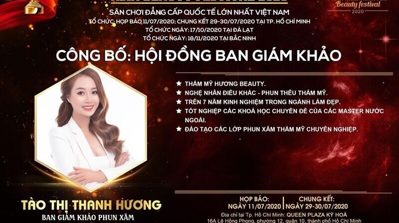 Master Tào Thị Thanh Hương – Giám khảo bộ môn phun xăm: “Tôi làm việc, tôi đam mê và tôi hạnh phúc.”