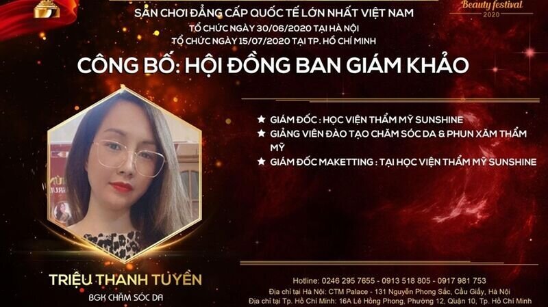 Master Triệu Thanh Tuyền – giám khảo bộ môn Chăm sóc da: “Các thí sinh đã cháy hết mình với cuộc thi để giành chiến thắng thuyết phục nhất.”
