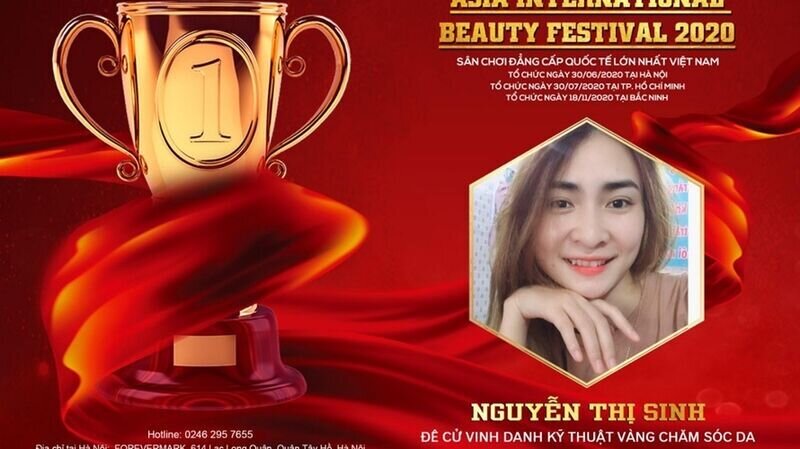 Nghệ nhân trẻ Nguyễn Thị Sinh- Đề cử Vinh danh Kỹ thuật Vàng Chăm sóc Da : hành trình từ 1 sinh viên học trường danh tiếng tới ước mơ làm đẹp cho phụ nữ Việt
