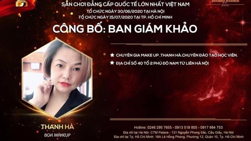 Master Thanh Hà – Giám khảo bộ môn Make-up chia sẻ gì sau thành công rực rỡ tại cuộc thi Asia International Beauty Festival 2020