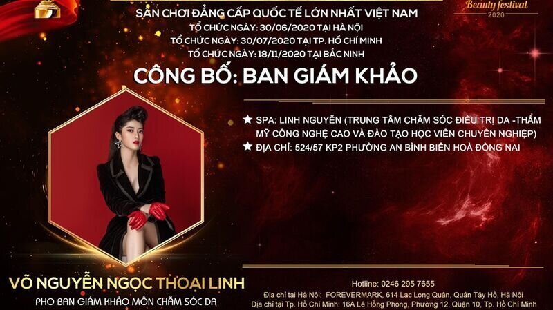 Master Võ Nguyễn Ngọc Thoại Linh- Phó ban giám khảo bộ môn Chăm sóc da: “Trên cương vị giám khảo, tôi hạnh phúc khi nhìn thấy các thí sinh luôn cháy hết mình với tình yêu nghề.”