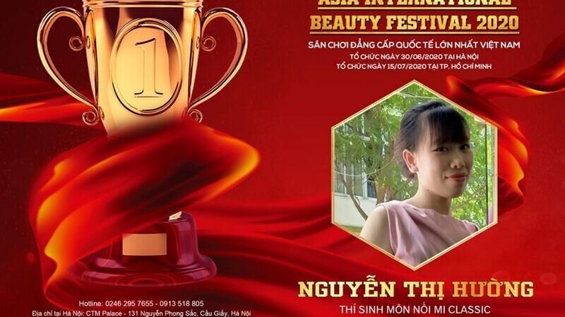 Nghệ nhân Nguyễn Thị Hường: Giải thưởng Đồng giải 3 Bộ môn Nối mi: “Giải thưởng là nguồn động viên để tôi tiếp tục nỗ lực hơn với nghề.”