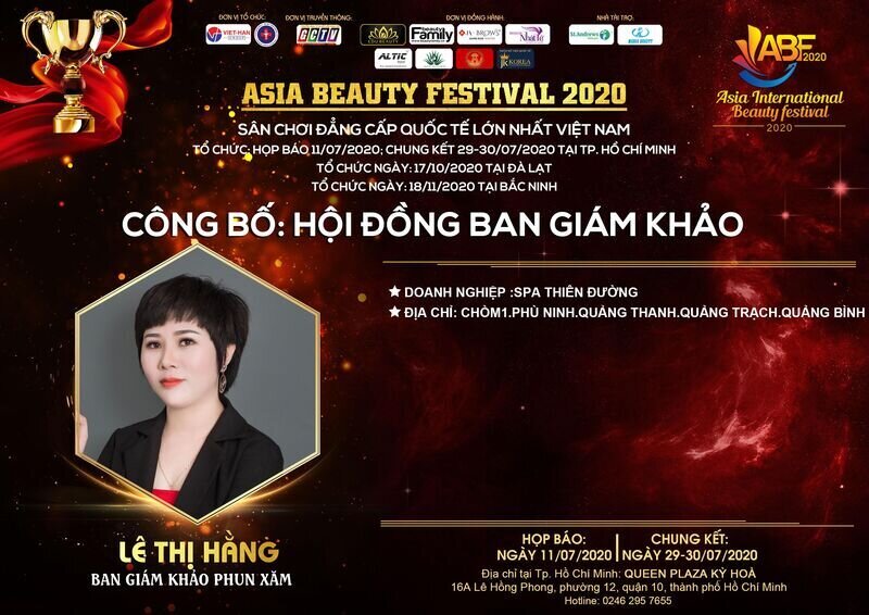 Master Lê Thị Hằng- giám khảo bộ môn Phun xăm: “Tôi tin rằng sự cố gắng và tâm huyết sẽ đưa các thí sinh đến thành công”