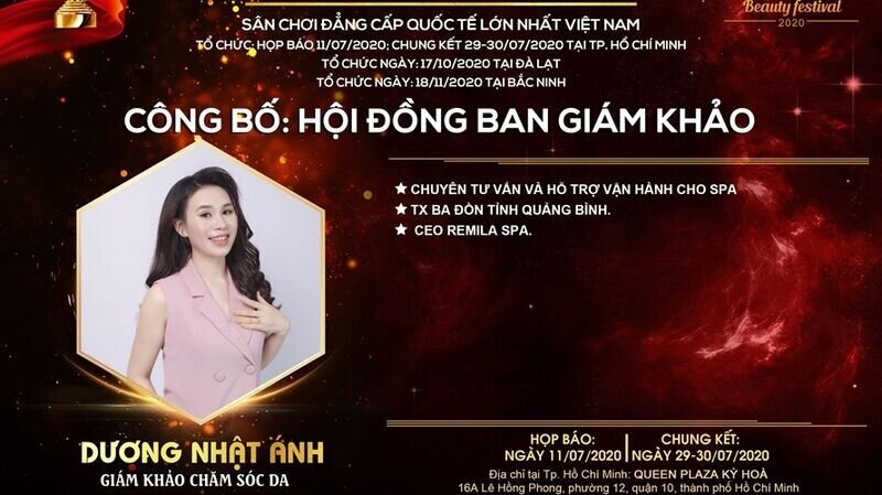Master Dương Nhật Ánh – Giám khảo bộ môn Chăm sóc Da: “Tôi tin rằng sự nhiệt huyết và sức sáng tạo của các nghệ nhân trẻ là chìa khóa đưa ngành làm đẹp Việt phát triển.”