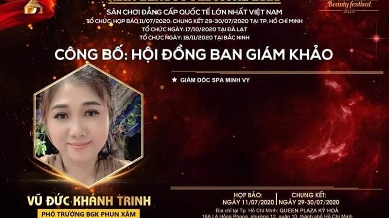 Master Vũ Đức Khánh Trinh- Phó trưởng ban giám khảo bộ môn Phun xăm thẩm mỹ: người phụ nữ mạnh mẽ với nỗ lực không ngừng để vươn đến thành công