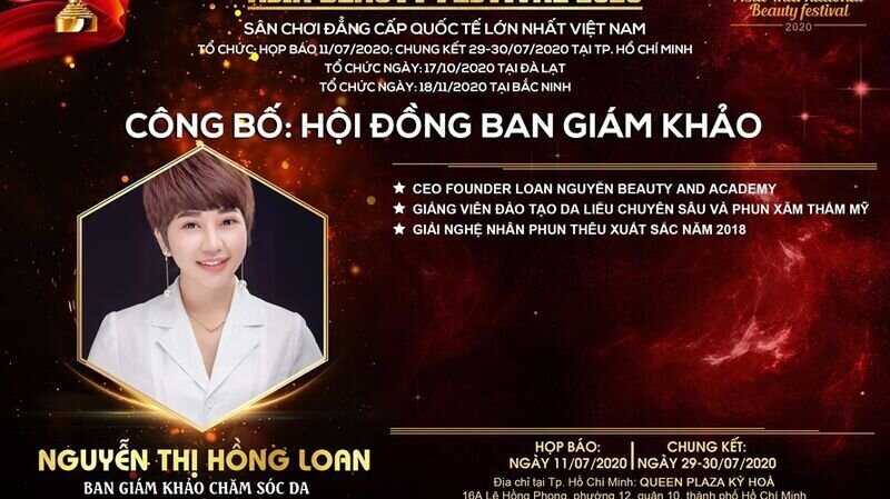 Master Loan Nguyễn – giám khảo bộ môn Chăm sóc da: “Cuộc thi Asia Beauty Festival 2020 đọng lại trong tôi nhiều dư âm sâu sắc.”