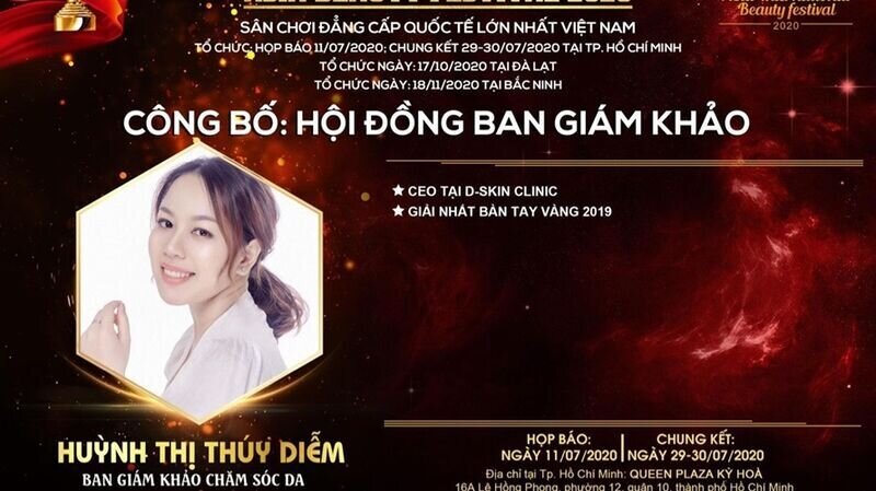 Master Huỳnh Thị Thuý Diễm – giám khảo bộ môn Chăm sóc Da: người nghệ nhân tâm huyết với sự nghiệp đi tìm cái đẹp cho đời