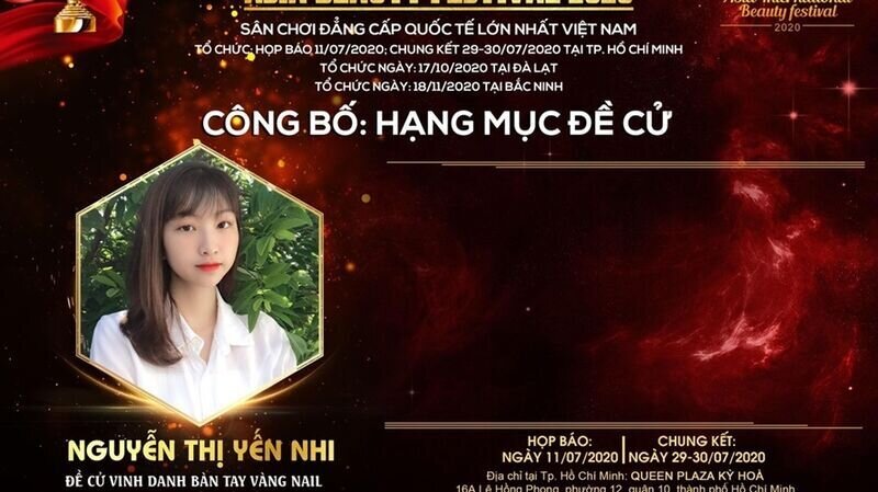 Nghệ nhân Nguyễn Thị Yến Nhi chia sẻ gì sau chiến thắng đầy thuyết phục tại cuộc thi Asia Beauty Festival 2020