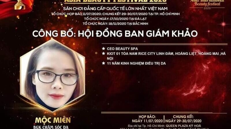 Master Mộc Miên – giám khảo bộ môn Chăm sóc da: “Chất lượng thí sinh năm nay rất ấn tượng, những thí sinh xuất sắc nhất đã được tìm ra.”