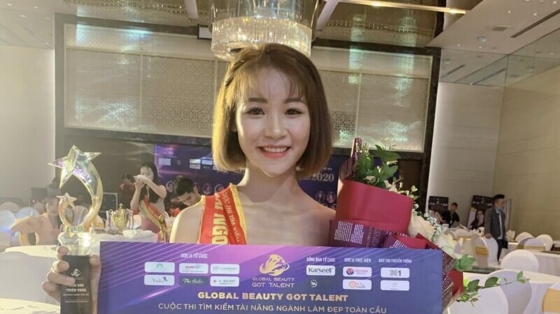 Giải thưởng danh giá: Ngôi sao triển vọng bộ môn Da tại Global Beauty Got Talent 2020 xuất sắc gọi tên nghệ nhân làm đẹp Phạm Thanh Tâm