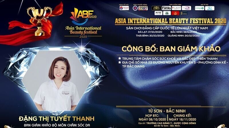 Master Đặng Thị Tuyết Thanh – giám khảo bộ môn Chăm sóc da: “Tôi tin rằng cuộc thi Asia International Beauty Festival 2020 sẽ tìm ra những thí sinh xuất sắc nhất.”